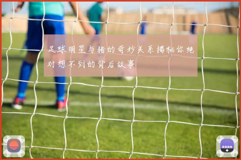 足球明星与猪的奇妙关系揭秘你绝对想不到的背后故事