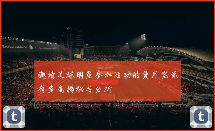邀请足球明星参加活动的费用究竟有多高揭秘与分析
